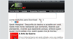 Desktop Screenshot of livros-gratis.net